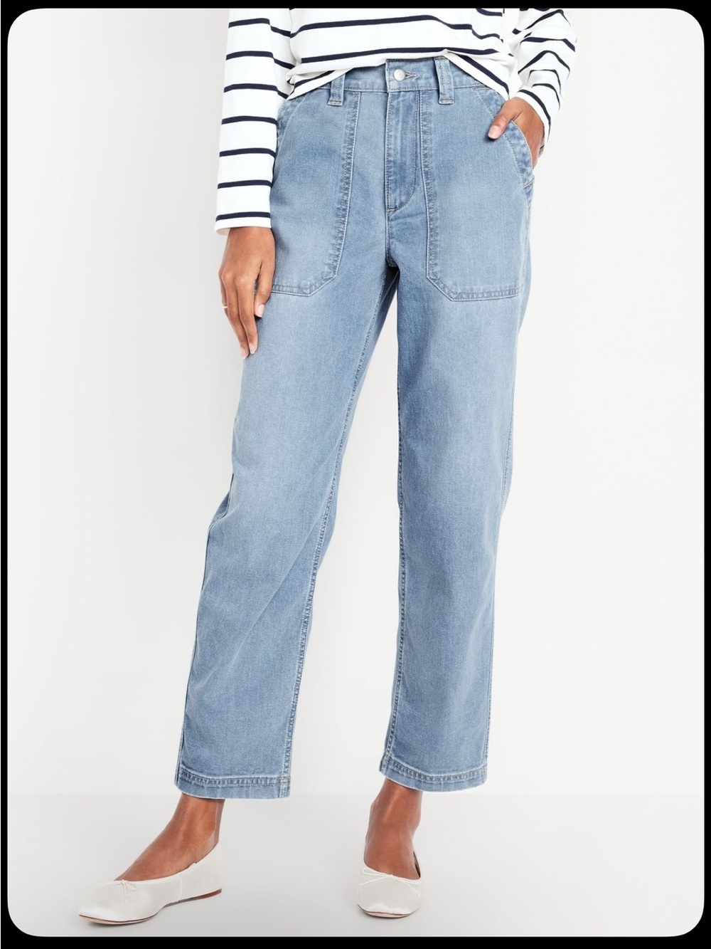 High-Waisted OGC Chino Pants
